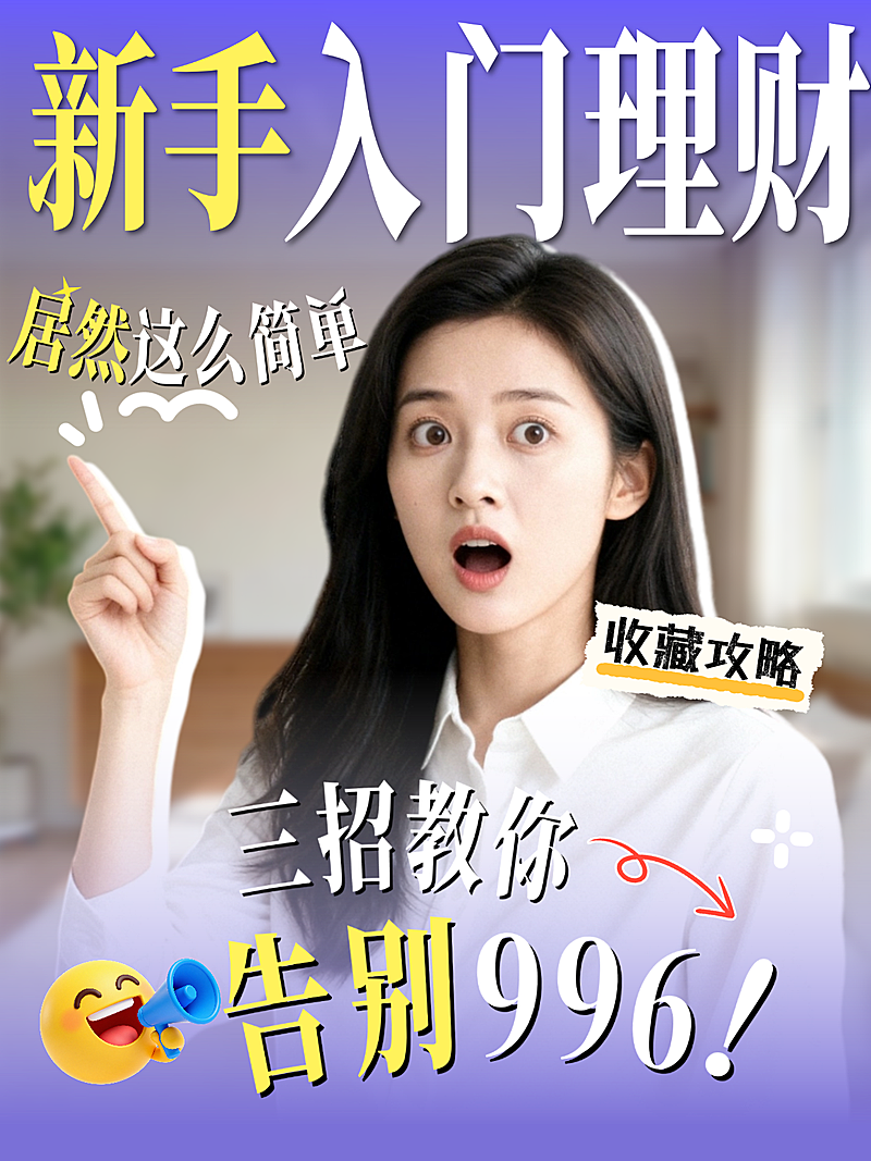 个人理财知识科普小红书封面