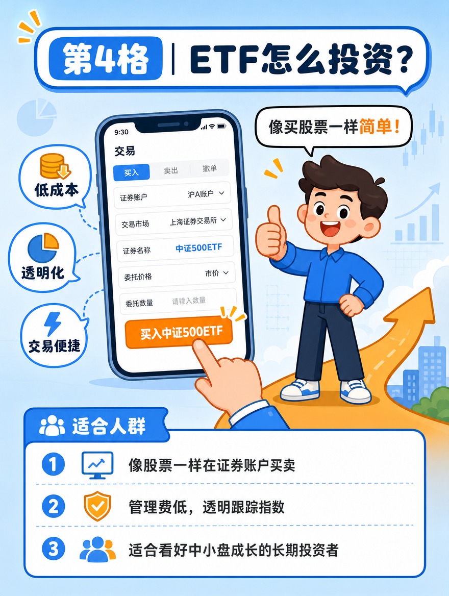 [商品] 无实物商品，为中证500ETF投资者教育内容，第四宫… - 图片创意预览