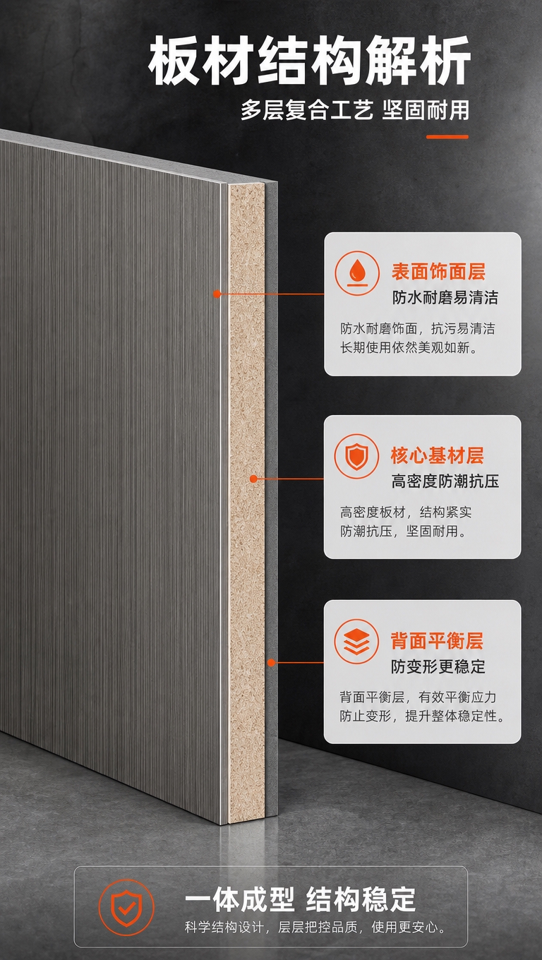 [商品] 使用【图2】灰色竖纹卫生间隔断板局部；保留板材竖纹纹… - 图片创意预览