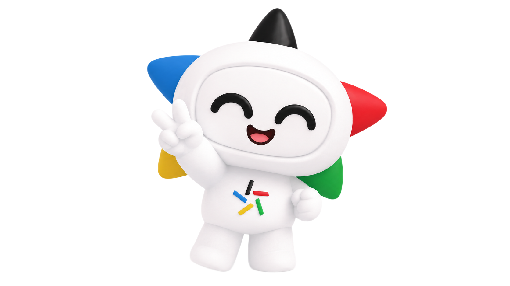 基于参考图中的乐小星IP形象，生成适合PPT章节页的3D吉祥物… - 图片创意预览
