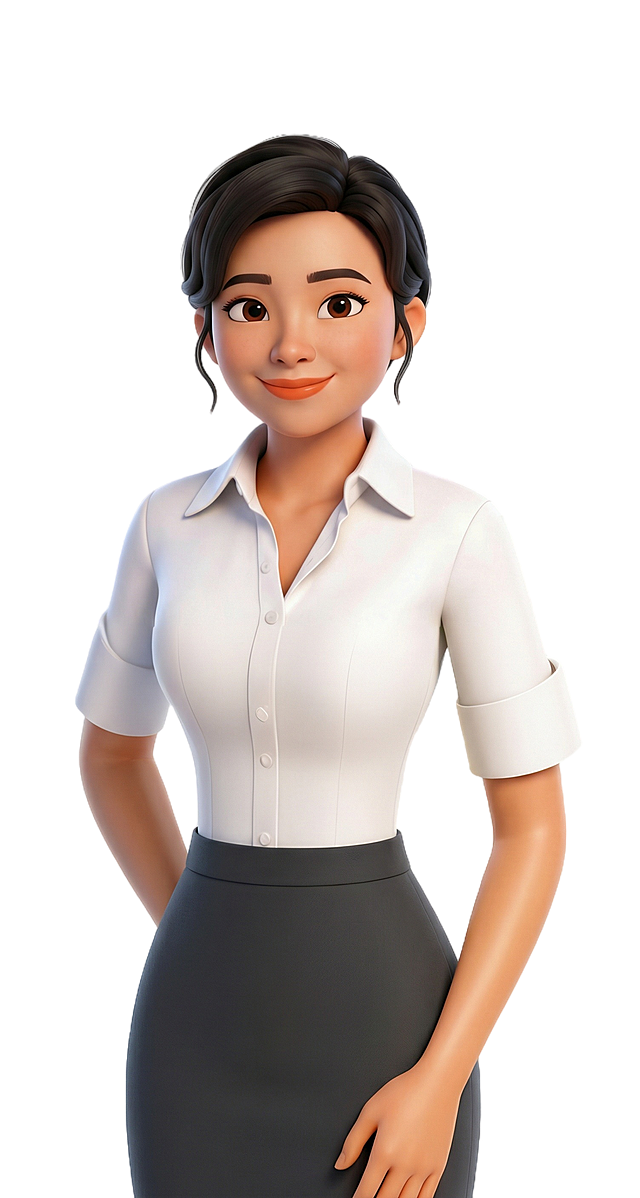 改为衬衫职业装，人物皮肤颜色优化一下