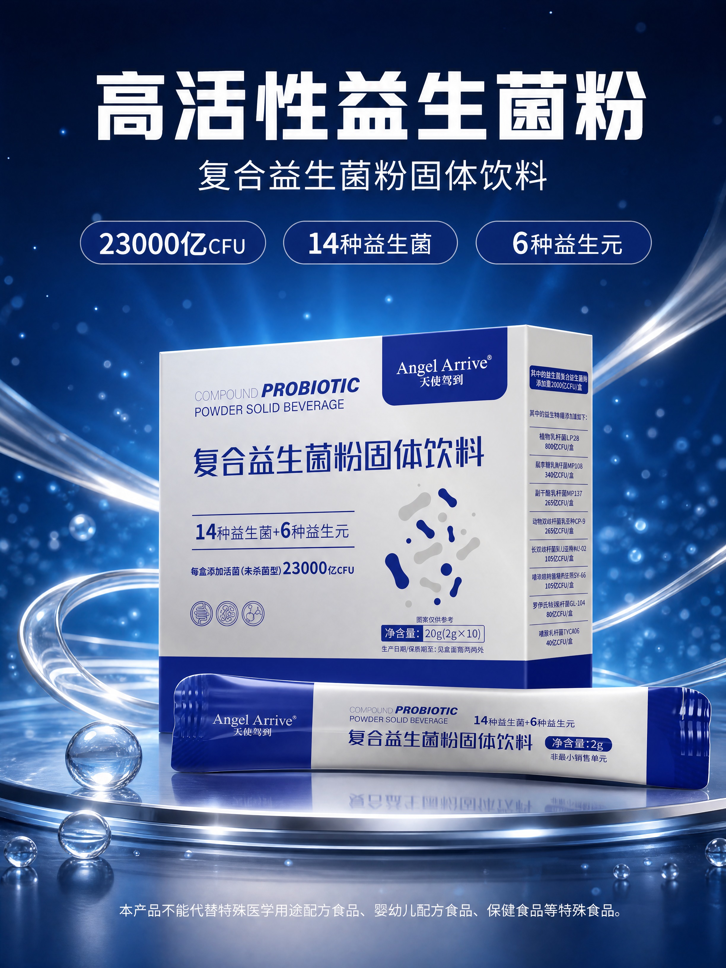 [商品] 使用【图2】复合益生菌粉外盒 + 【图3】独立条装；… - 图片创意预览