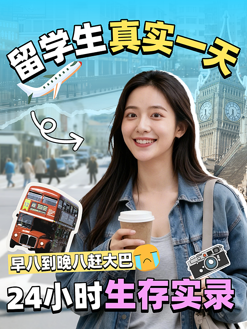 人物封面教育留学小红书封面