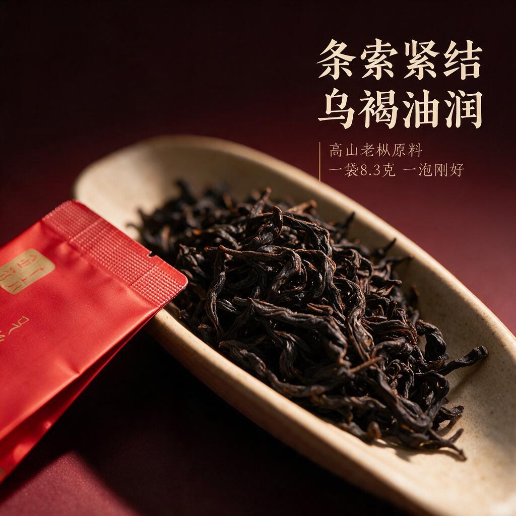 [主图-3] 马边高山有机老枞岩茶（干茶微距 细节款）。 [统… - 图片创意预览