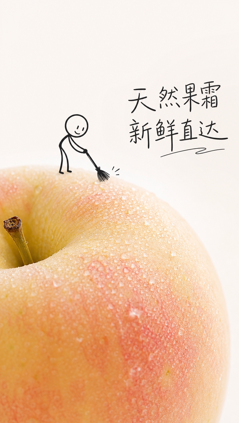 [商品] 使用【图1】【图2】【图3】【图4】烟台奶油富士苹果… - 图片创意预览