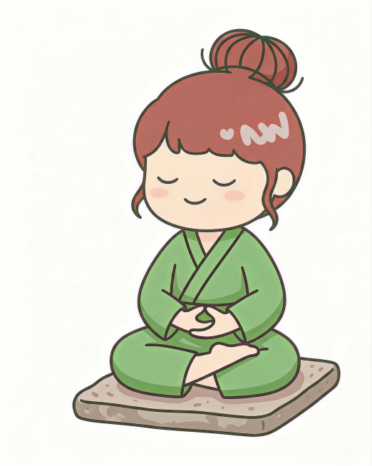構圖：女孩稍微側身预览效果