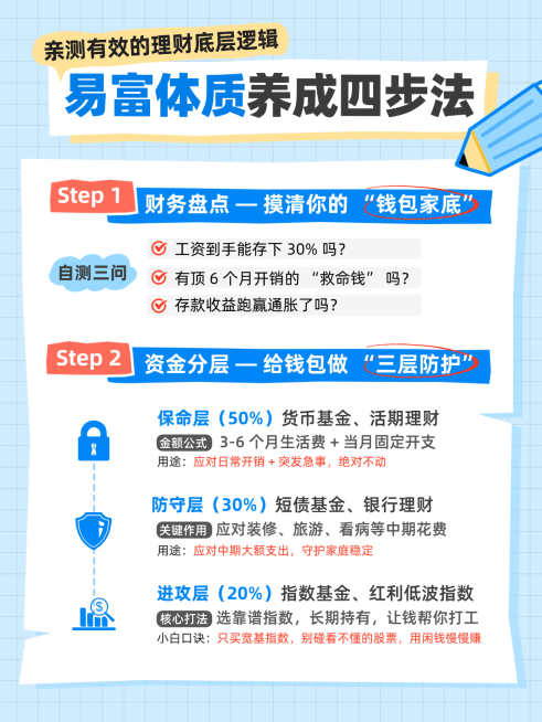 扁平清新卡片小红书金融科普封面预览效果