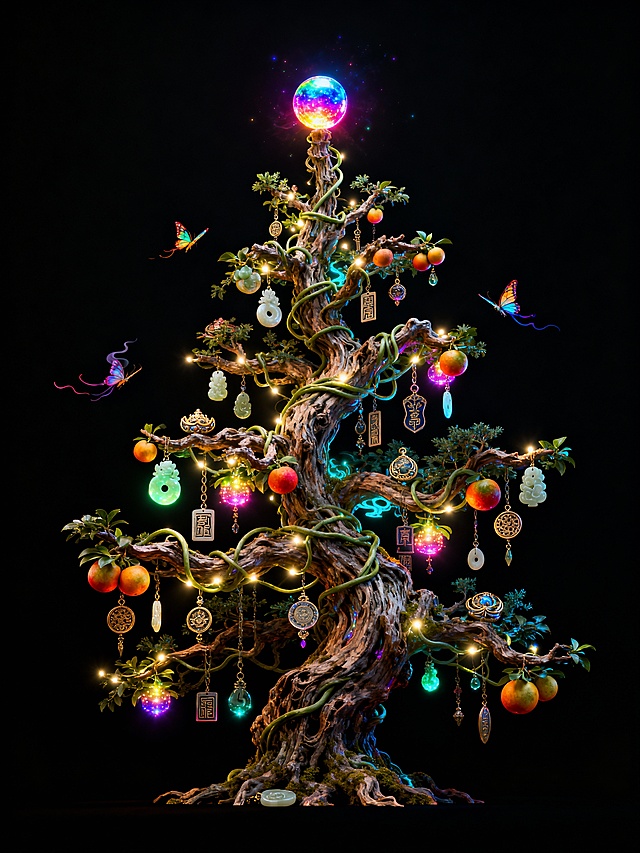 东方玄幻世界的圣诞树