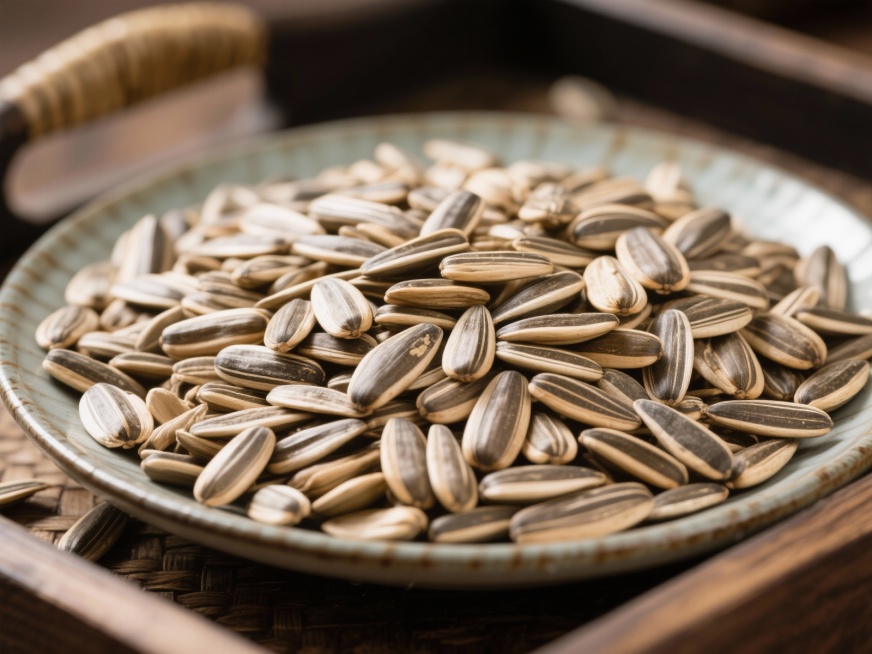 做一盘瓜子，装盘预览效果