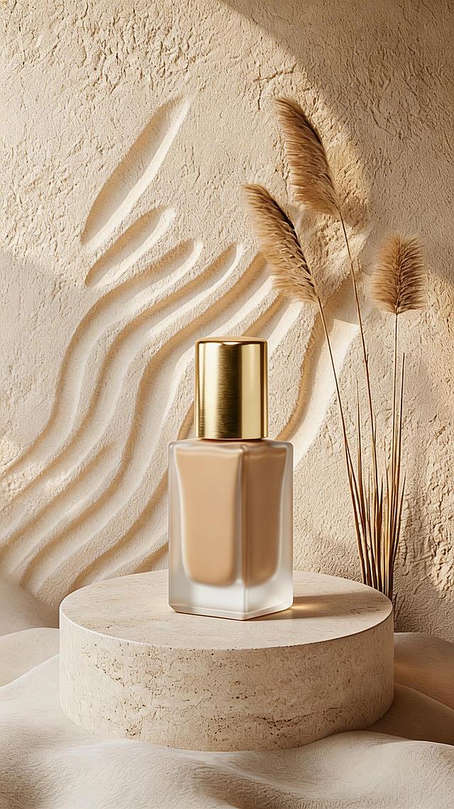 将玻璃瓶置于图2展台场景