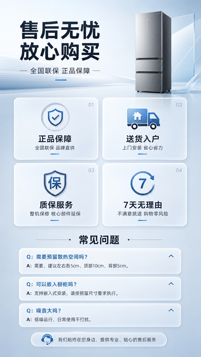 [商品] 使用【图1】风冷无霜变频多门冰箱；保留银灰色金属拉丝… - 图片创意预览