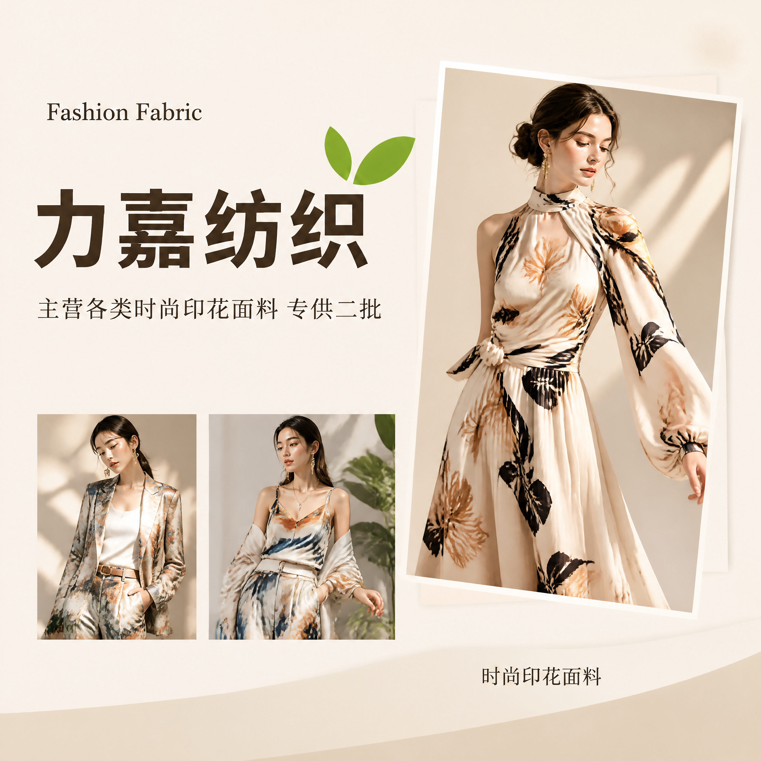 在参考图原有版式骨架基础上重新设计一版，保留米杏暖色调、品牌文… - 图片创意预览