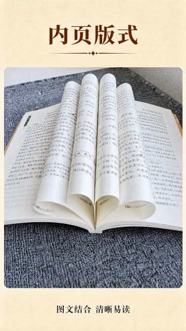 [第4屏] 内页版式展示-图解发微论书籍内页排版实拍展示。本屏使用【图3】作为内页参考。
[氛围/风格] 真实自然的纸张质感，清晰舒适的阅读体验，展现书籍印刷品质。
[元素布局] 页面上方放置主标题，预览效果