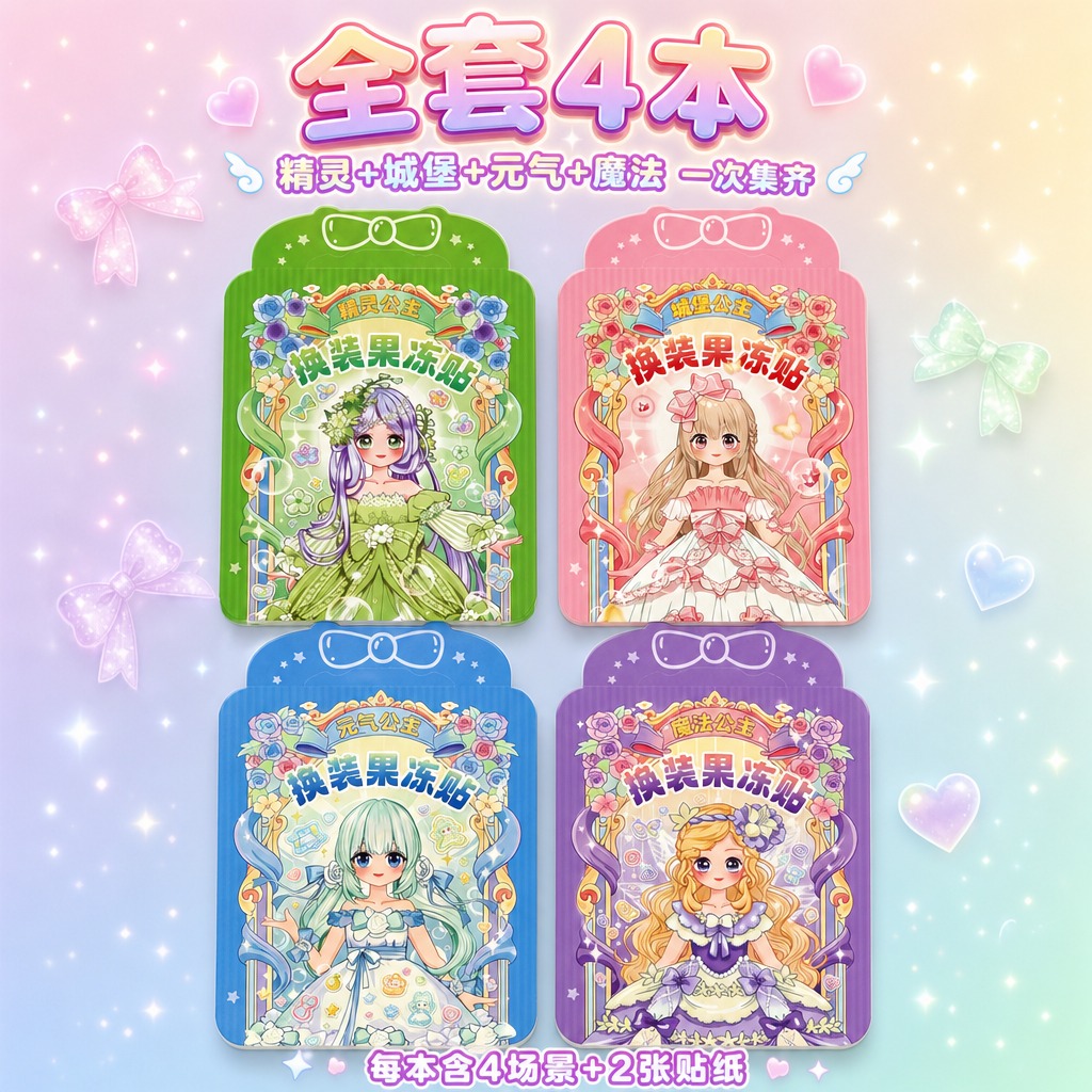 1:1正方形构图，超高清电商SKU图，糖果梦幻少女风，鲜亮通透… - 图片创意预览