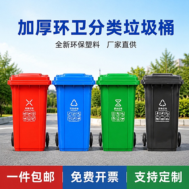 「图片1」「图片1」「图片1」「图片1」「图片1」「图片1」我是一个环卫塑业垃圾桶的厂家 我在做拼多多网店需要你做环卫垃圾桶的主图 用我给你的参考图片 做十张主图 要求有场景图 痛点图 细节图 你在自由发挥两张