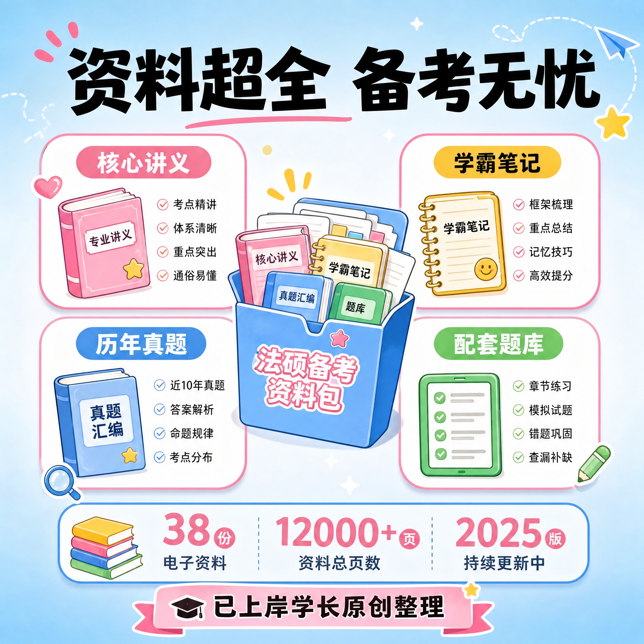 [主图-3] 课程亮点与内容结构理性说服，法硕备考资料清单展示… - 图片创意预览
