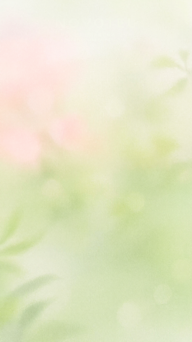 参考上传的两张海报背景风格，生成一张淡色绿色系的竖版背景图，整体柔和朦胧，低饱和度的浅绿与淡粉渐变过渡，保留弥散渐变效果，清新淡雅适合酒店直播活动推广，画面干净简约，保留渐变朦胧质感，整体为淡绿色系主调