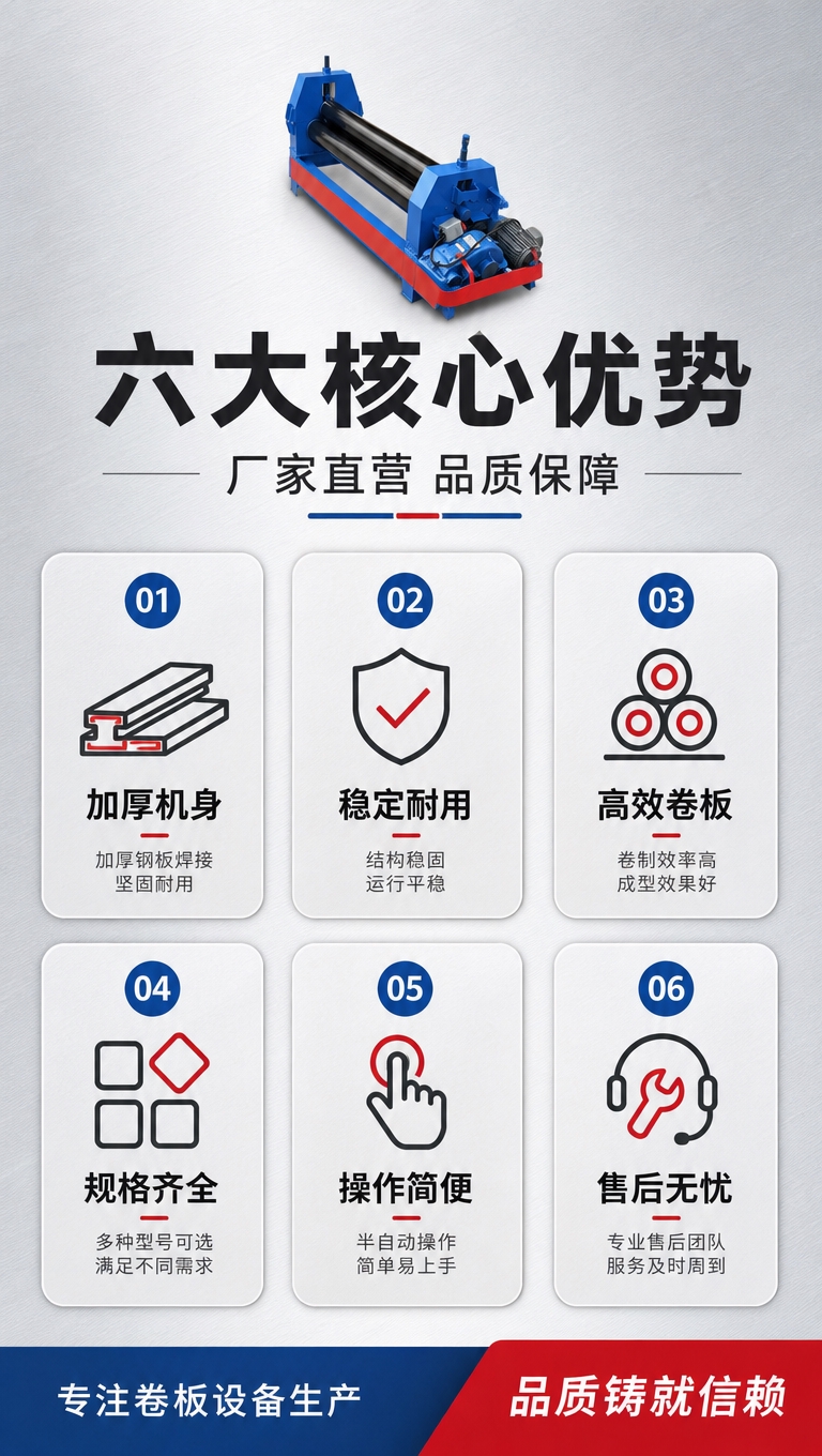[商品] 使用【图1】半自动卷板机；保留蓝色机身、黑色辊轴、红… - 图片创意预览