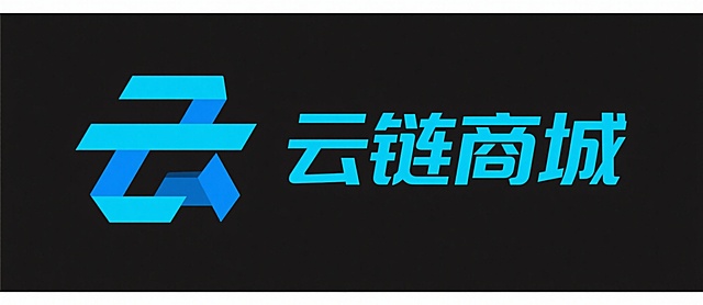 参考这个logo，帮我生成同样色系的 【云链商城】logo