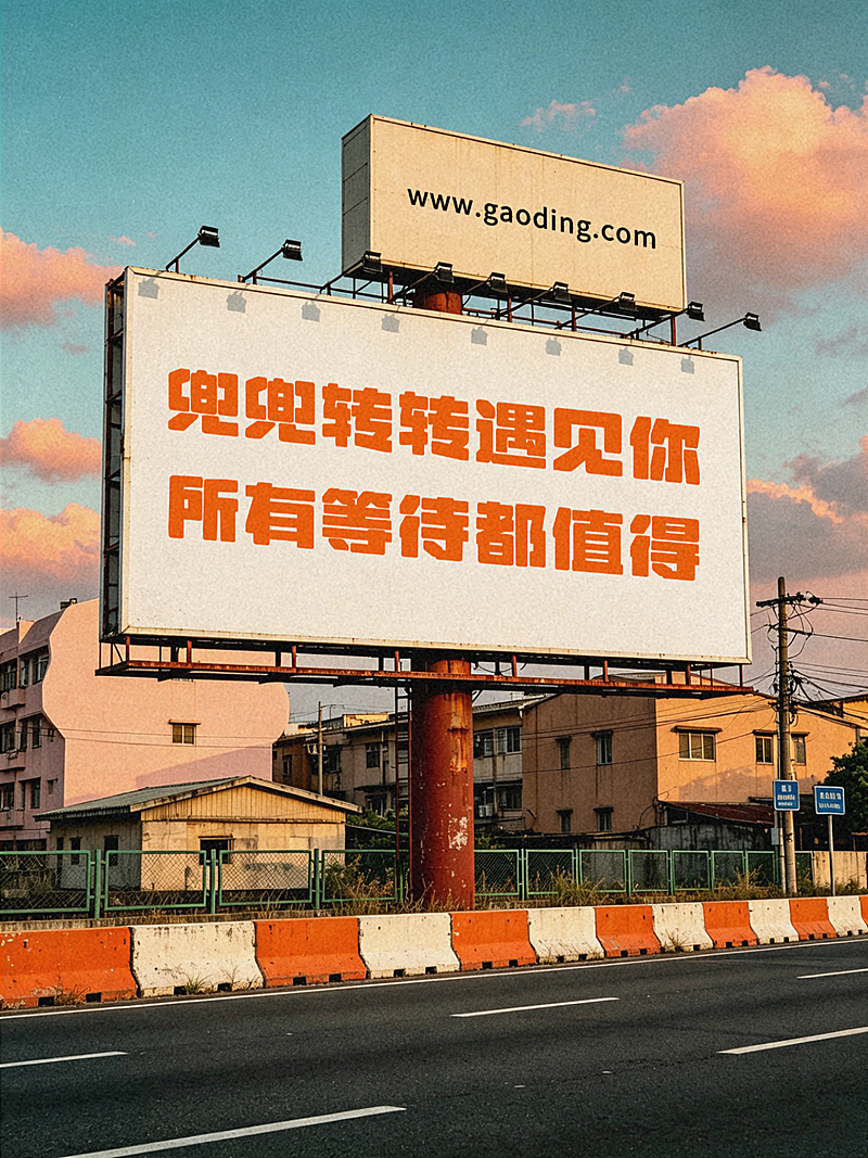 激励正能量语录分享爆款吸睛路牌大字实景风小红书封面