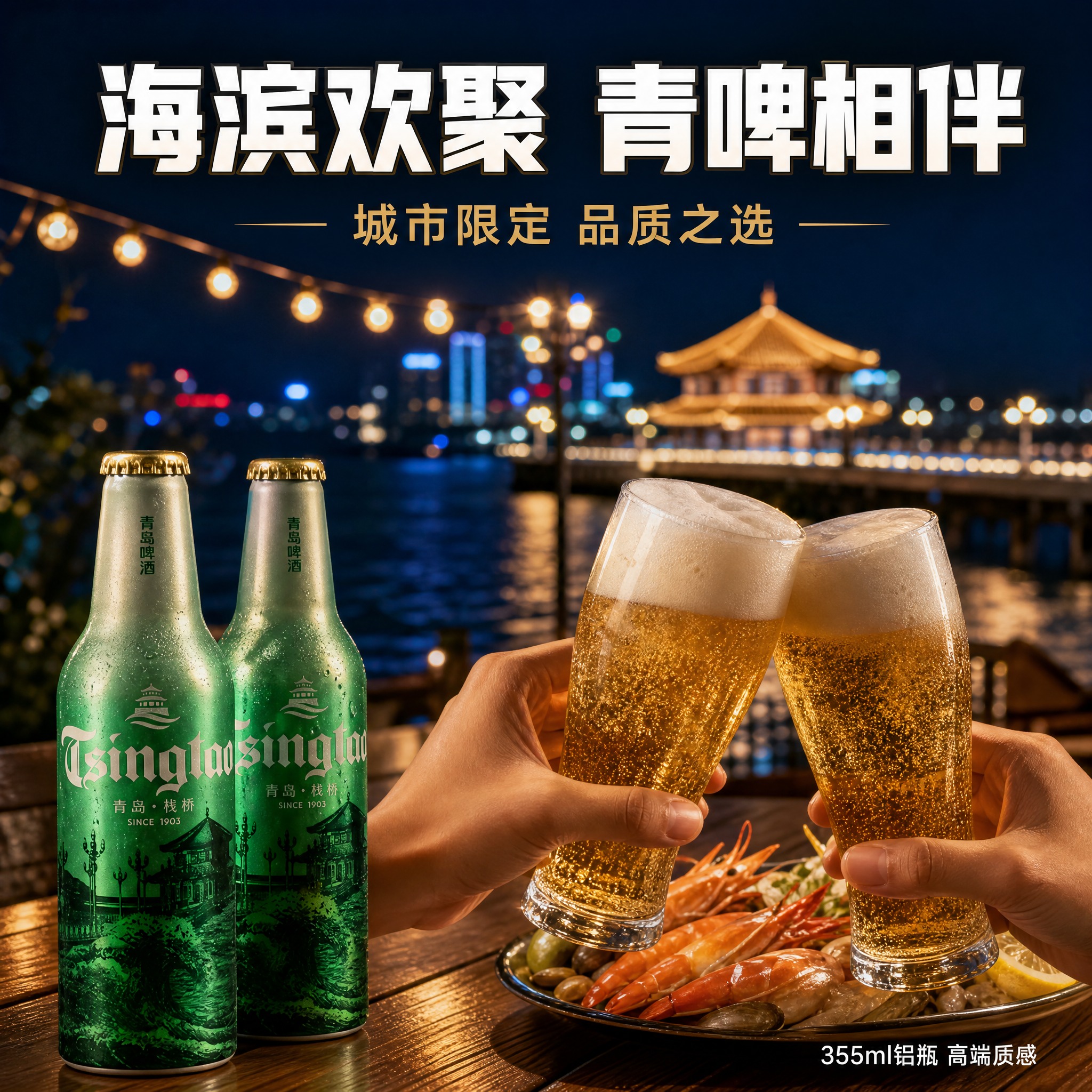 [主图-4] 生活场景 海滨露台聚会场景 代入感体验图 [统一… - 图片创意预览