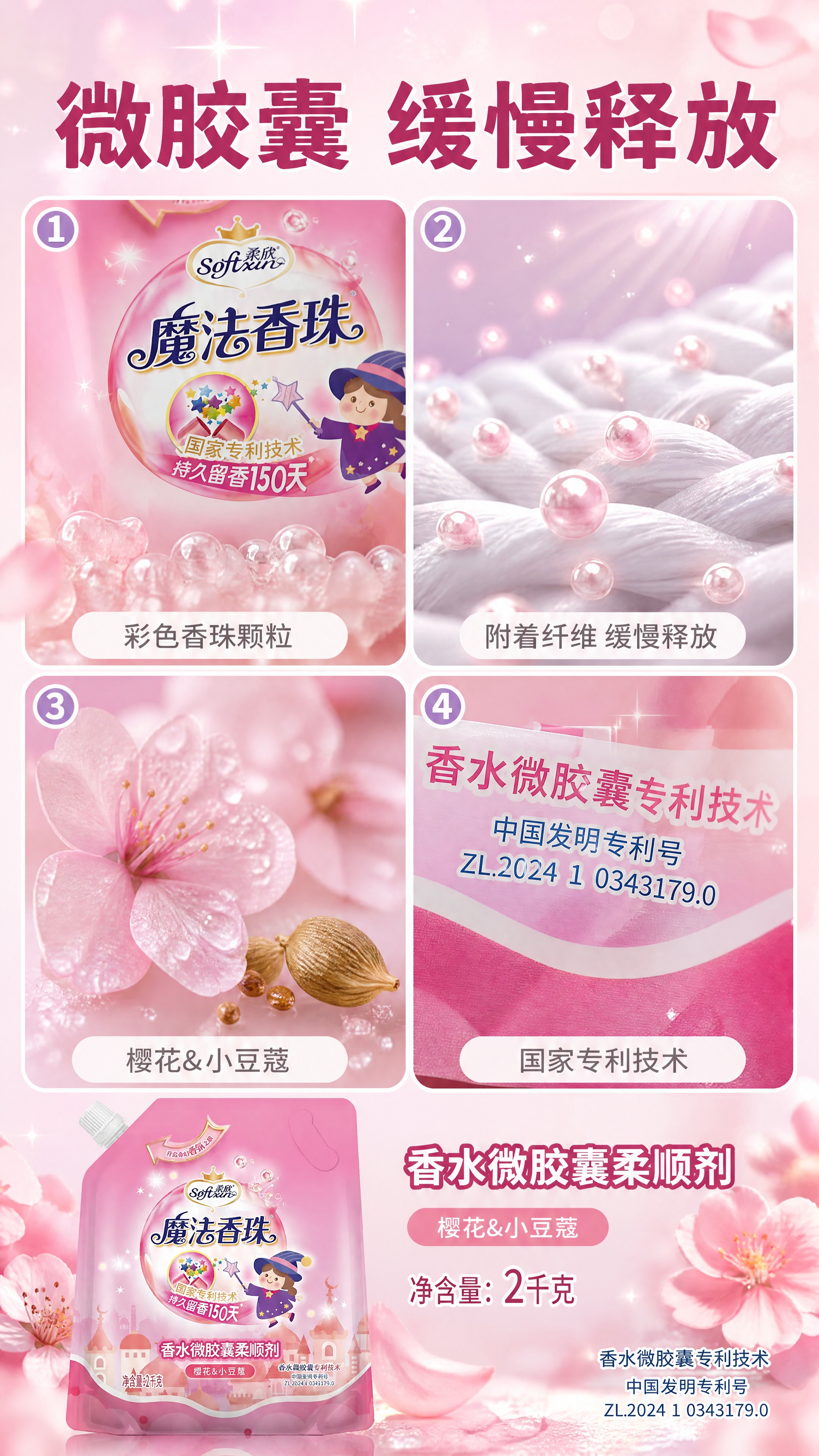 [商品] 使用【图1】柔欣魔法香珠；保留袋型、顶部白色螺旋盖、… - 图片创意预览