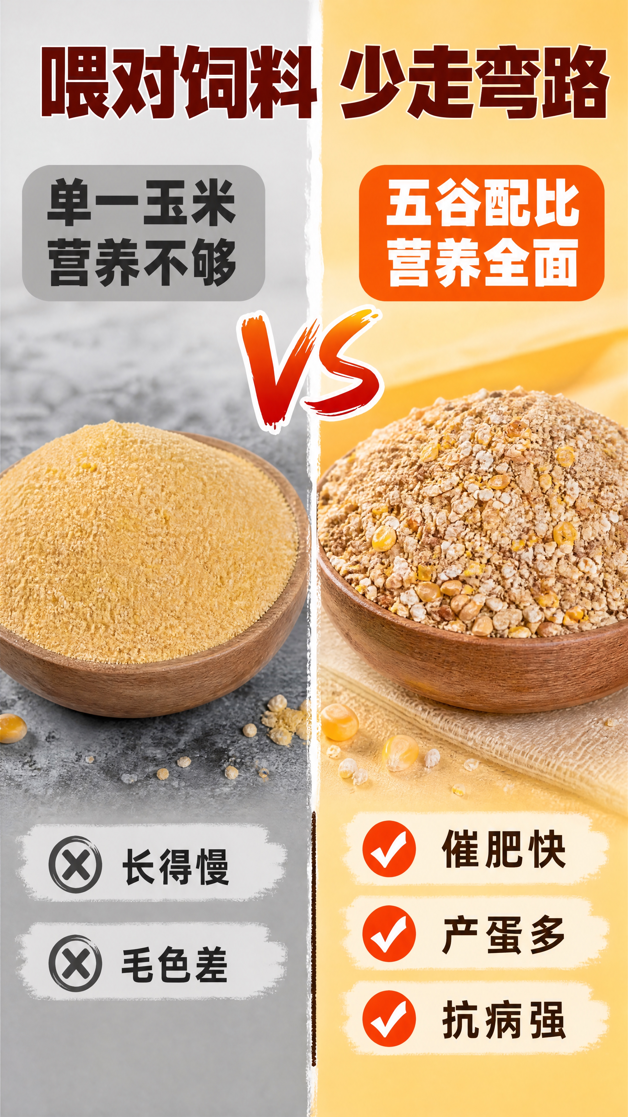 [商品] 使用【图1】玉米碎混合饲料；保留颗粒状混合原粮的真实… - 图片创意预览
