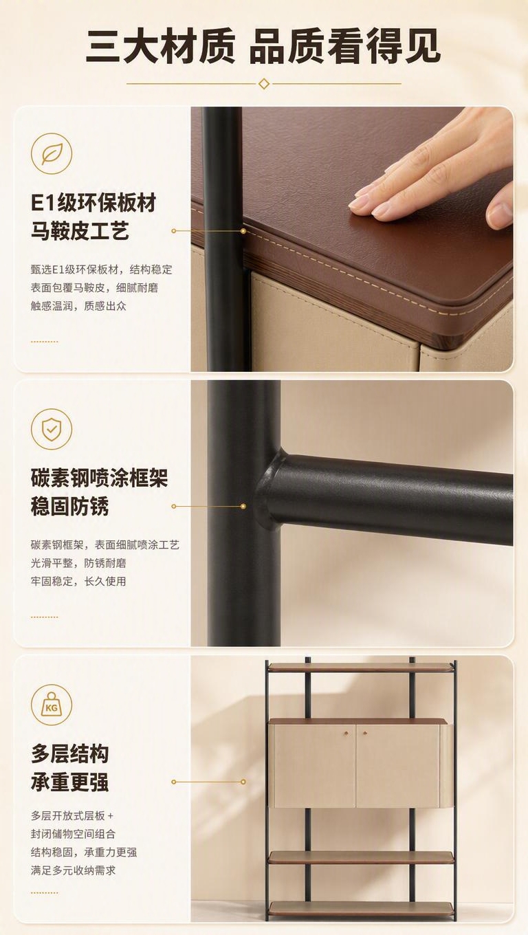 [商品] 使用【图1】DS-8818层架；保留整体结构：上下开… - 图片创意预览