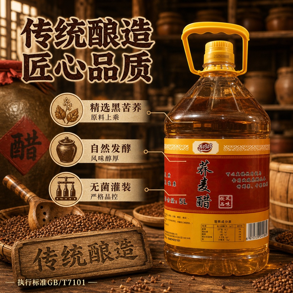 [主图-7] 酿造工艺与品质细节图，主题为传统酿造工艺与严格品… - 图片创意预览