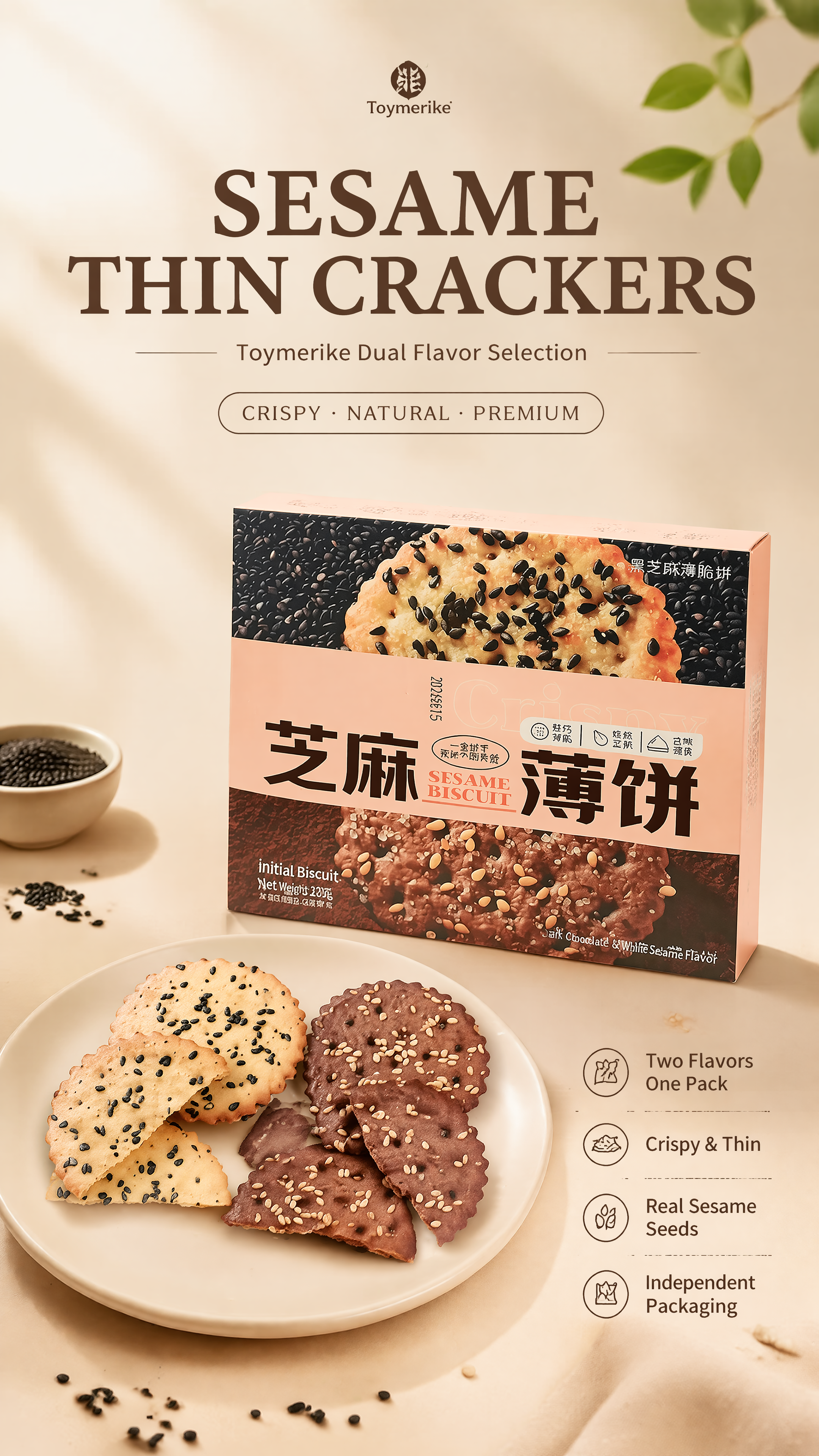 设计英文高端饼干海报 - 图片创意预览