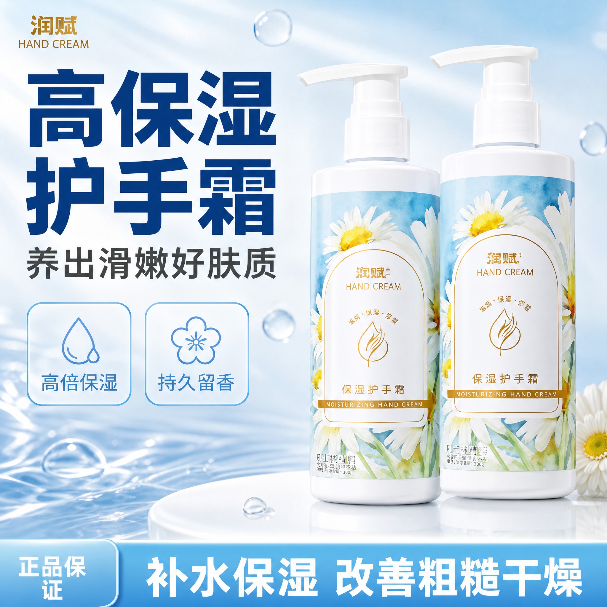 [主图-1] 凡士林护手霜 首图品牌调性 水润保湿卖点主视觉。… - 图片创意预览