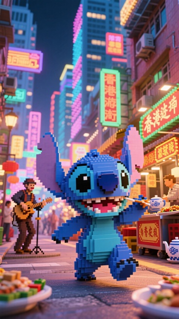 史迪奇游香港预览效果