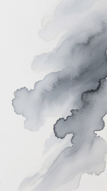 灰白渐变为主色调的抽象背景，融合水彩的晕染质感与油画的厚重笔触，呈现出流动的云雾状纹理，带有自然的刷痕和不规则边缘，整体画面简洁大气，光影柔和过渡，营造出宁静而富有艺术感的视觉效果，同时展现出细腻的灰色阶变化和丰富的肌理层次。预览效果