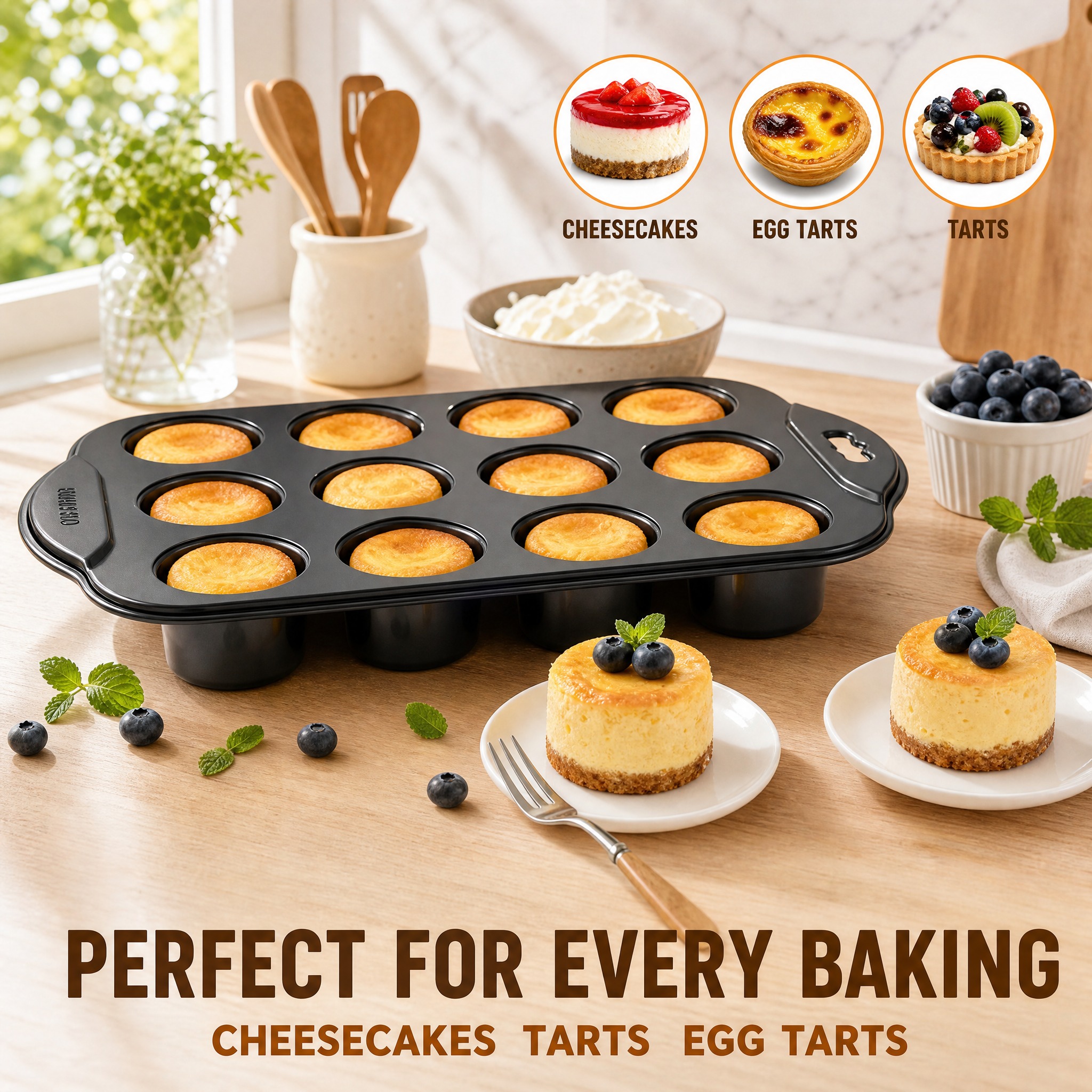 [主图-4] 12-Cup Nonstick Mini Che… - 图片创意预览