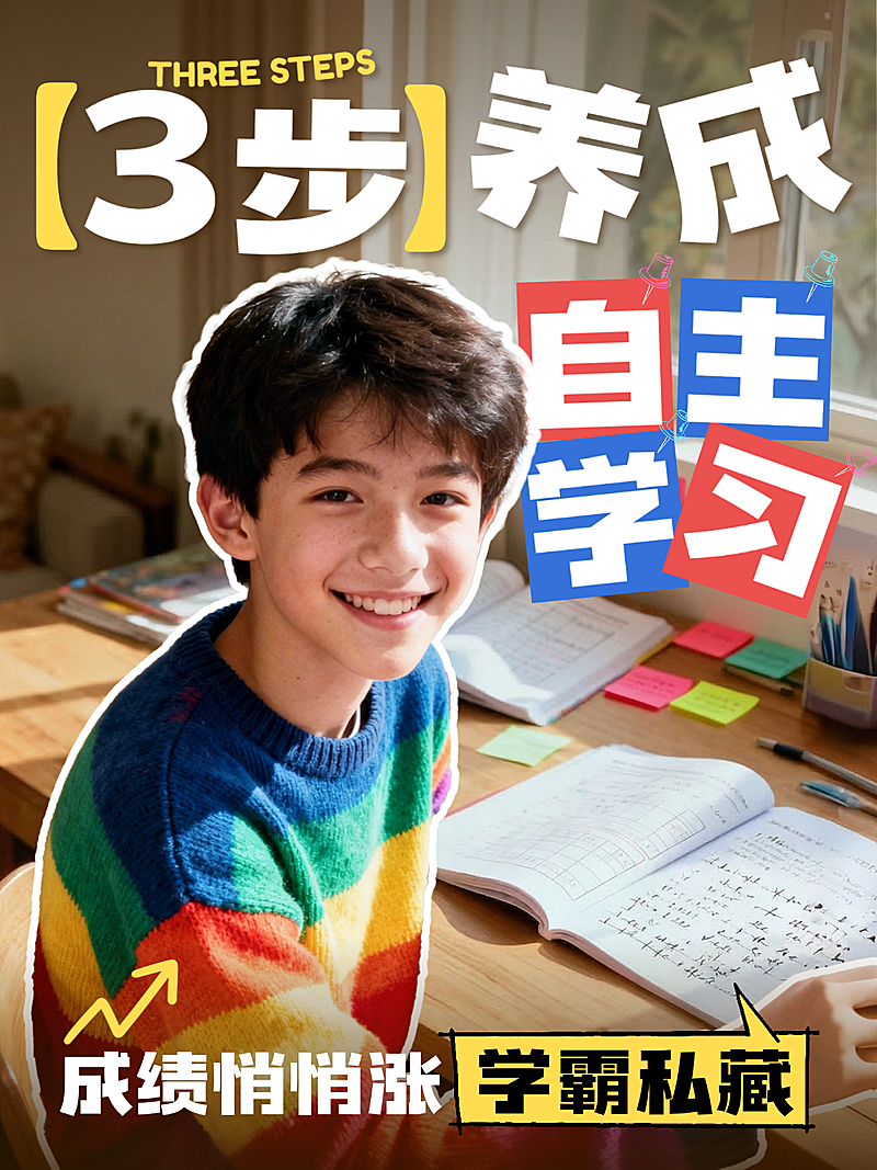 初中教育话题讨论人像小红书封面