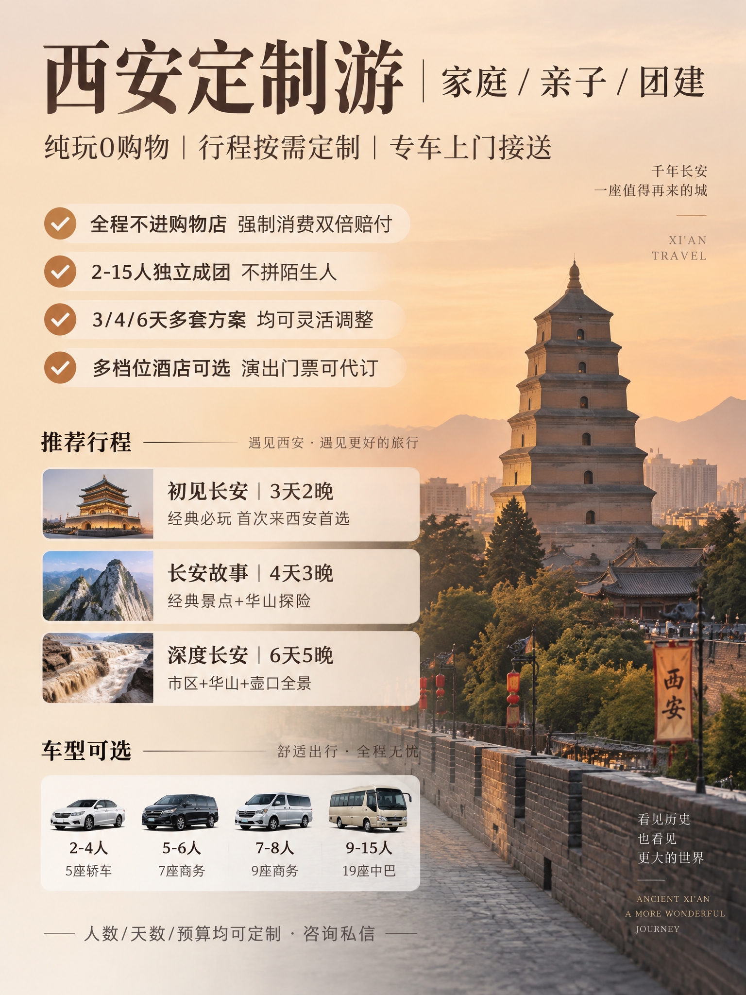 3:4竖版小红书文旅海报，极简文旅风格，信息层级清晰。背景为西… - 图片创意预览