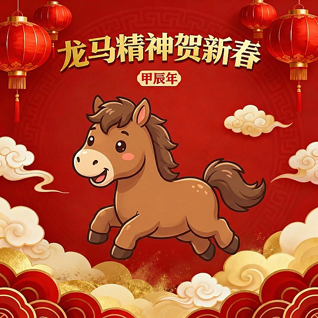 把马换个画风 和谐一些，