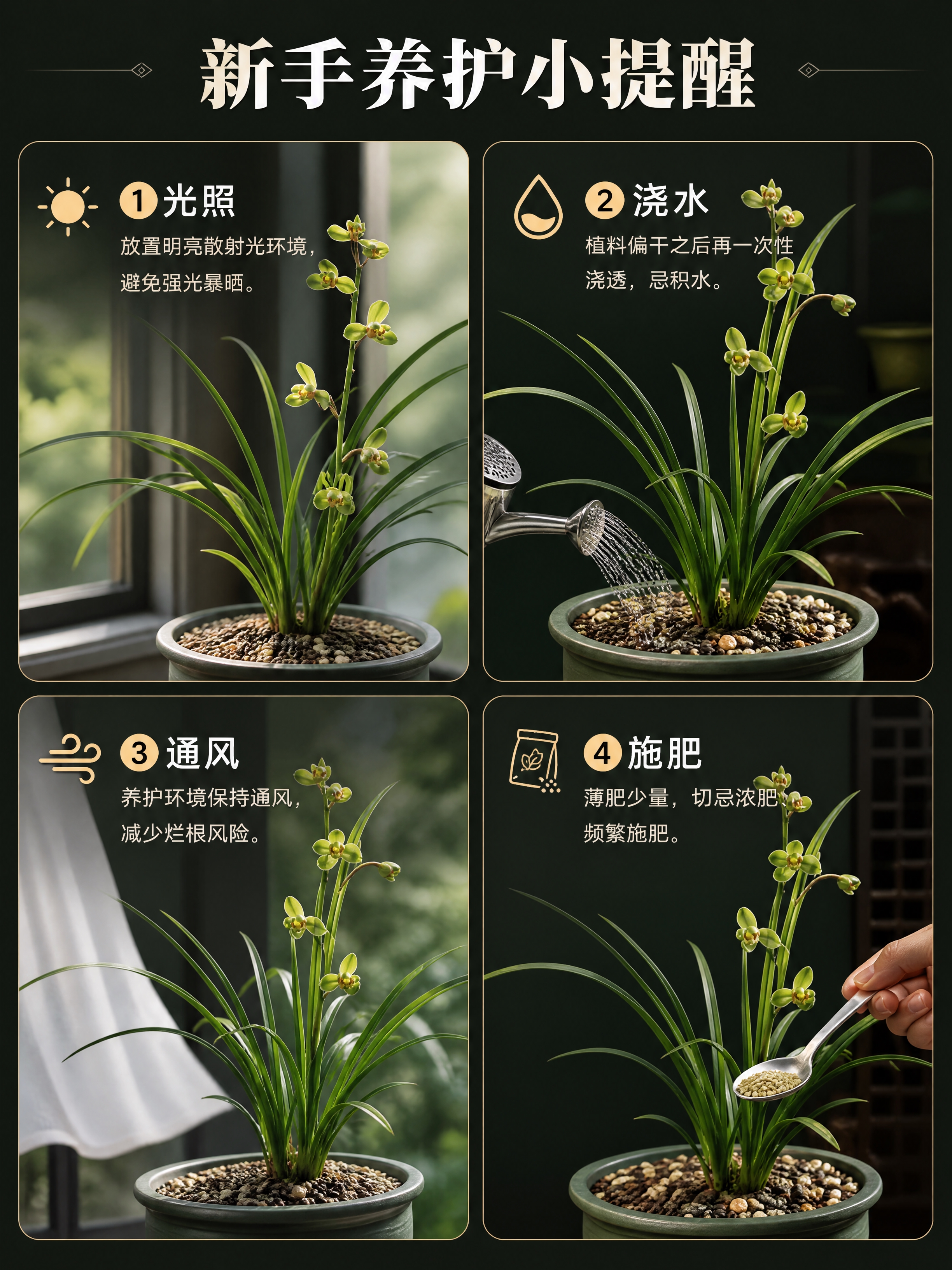 [商品] 使用【图1】江南新极品蕙兰参考图；保留兰叶形态与品种… - 图片创意预览