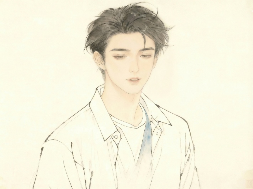 轻声吟唱的动作预览效果