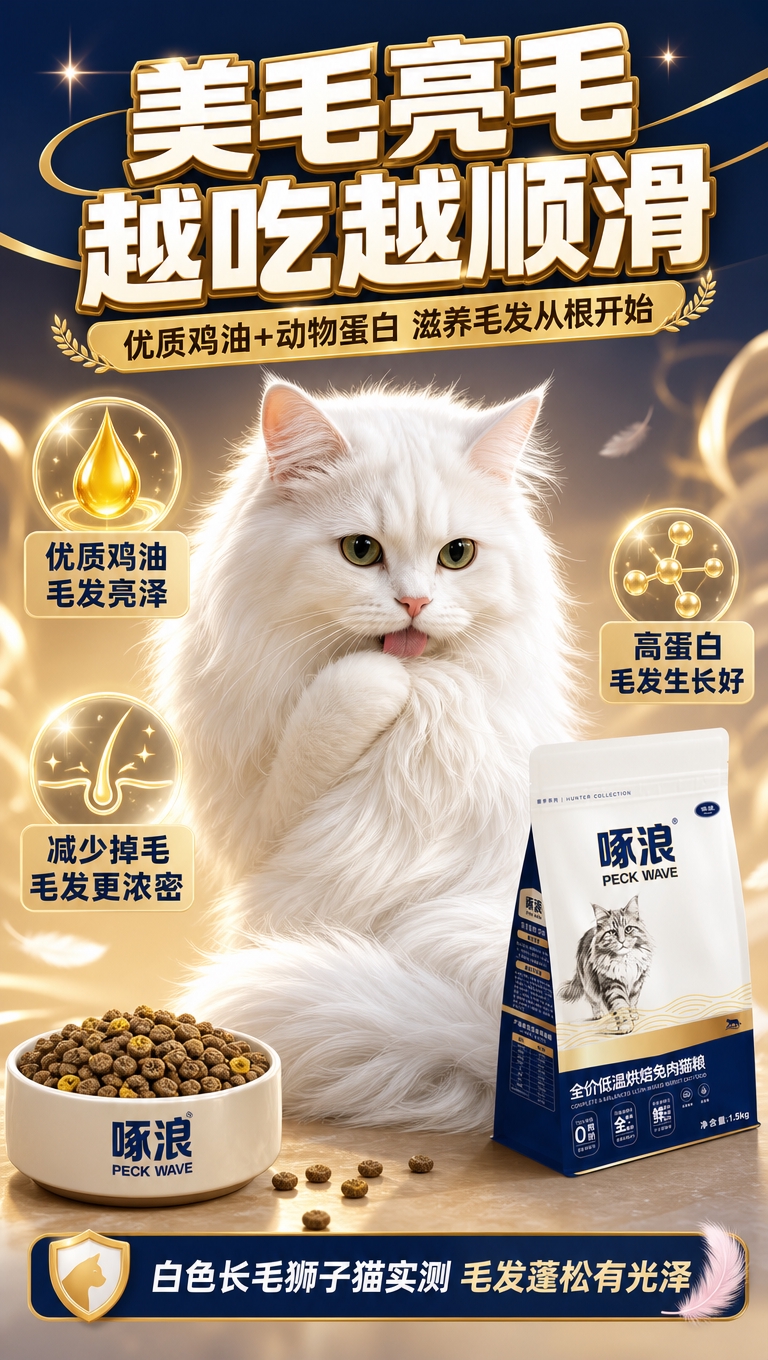 [商品] 使用【图1】啄浪猫粮包装袋。使用【图4】【图5】猫粮… - 图片创意预览