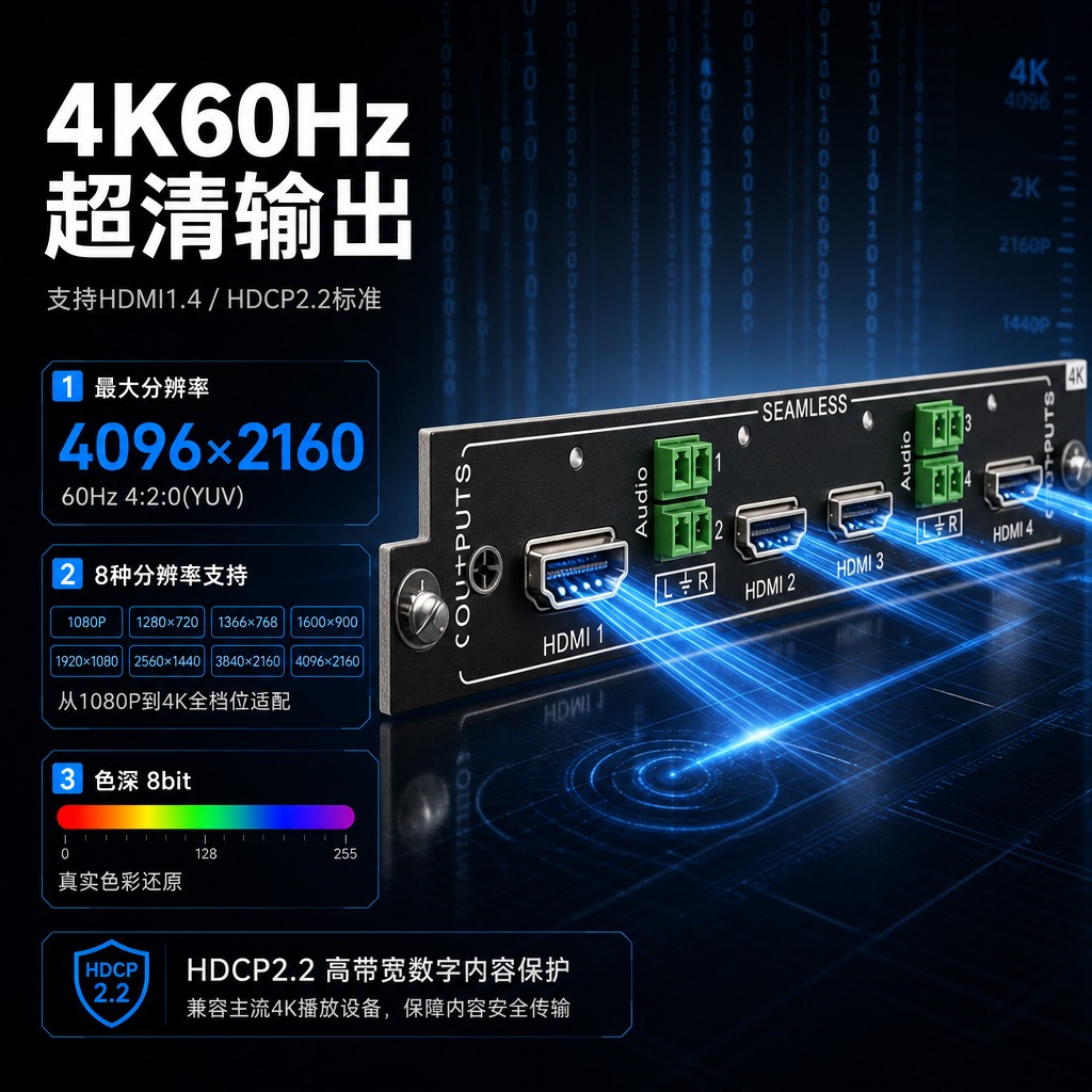 [商品] 使用【图1】HDMI无缝高清输出板卡HW-4OUT-… - 图片创意预览