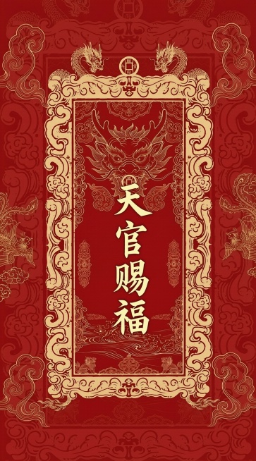 文字风生水起改为天官赐福预览效果