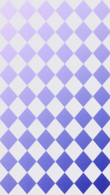 极简风格几何图案背景，由大小一致的菱形元素以规则网格状均匀排列构成，整体呈现细腻的点阵视觉效果。菱形采用深浅不一的蓝紫色调渐变填充，从左上角的浅薰衣草紫过渡到右下角的深靛蓝色，形成柔和的色彩流动感。背景底色为纯净的浅灰色，菱形与底色形成微妙的明度对比，增强图案的层次感。菱形边缘处理为半透明效果，使相邻菱形在重叠处产生轻微的色彩融合，整体画面简洁、现代，具有优雅的韵律感和精致的细节表现。预览效果