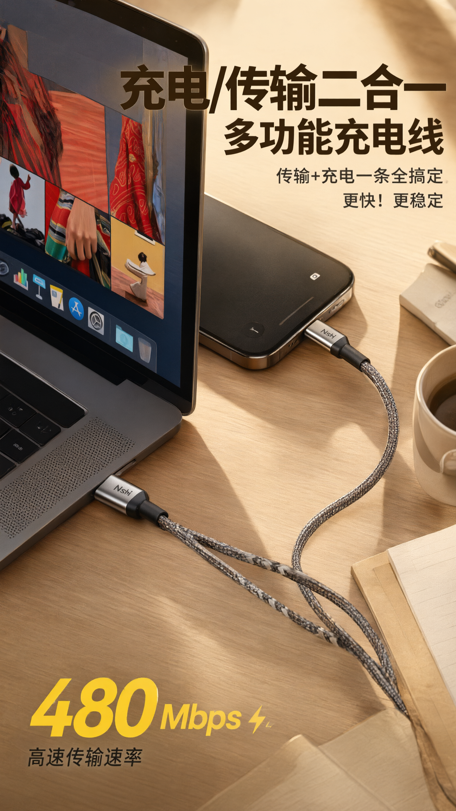 [商品] 使用【图8】那物数据线连接MacBook与iPhon… - 图片创意预览