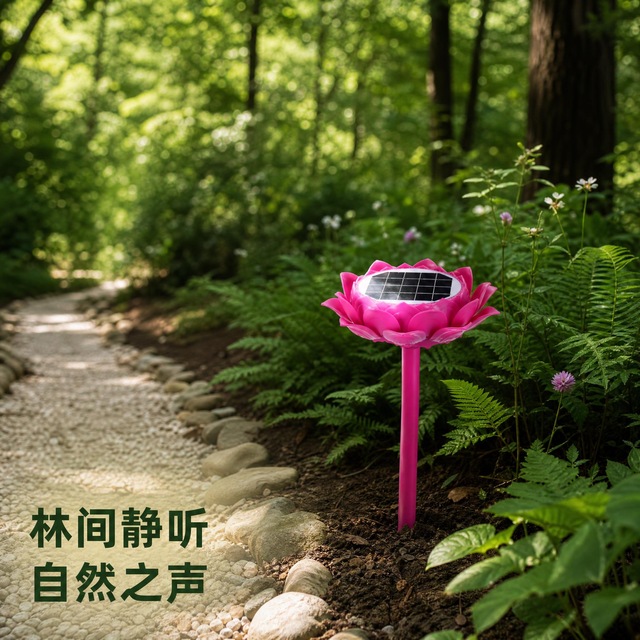 [主图-5] 大自然场景二：庭院花坛/林间小径旁插地使用，插得… - 图片创意预览