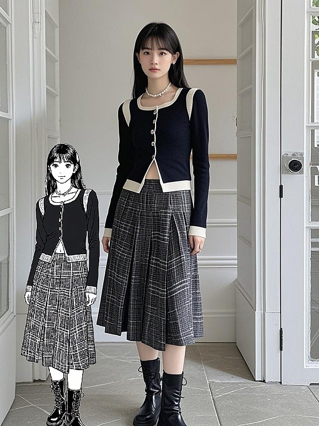 漫画线条插画风格