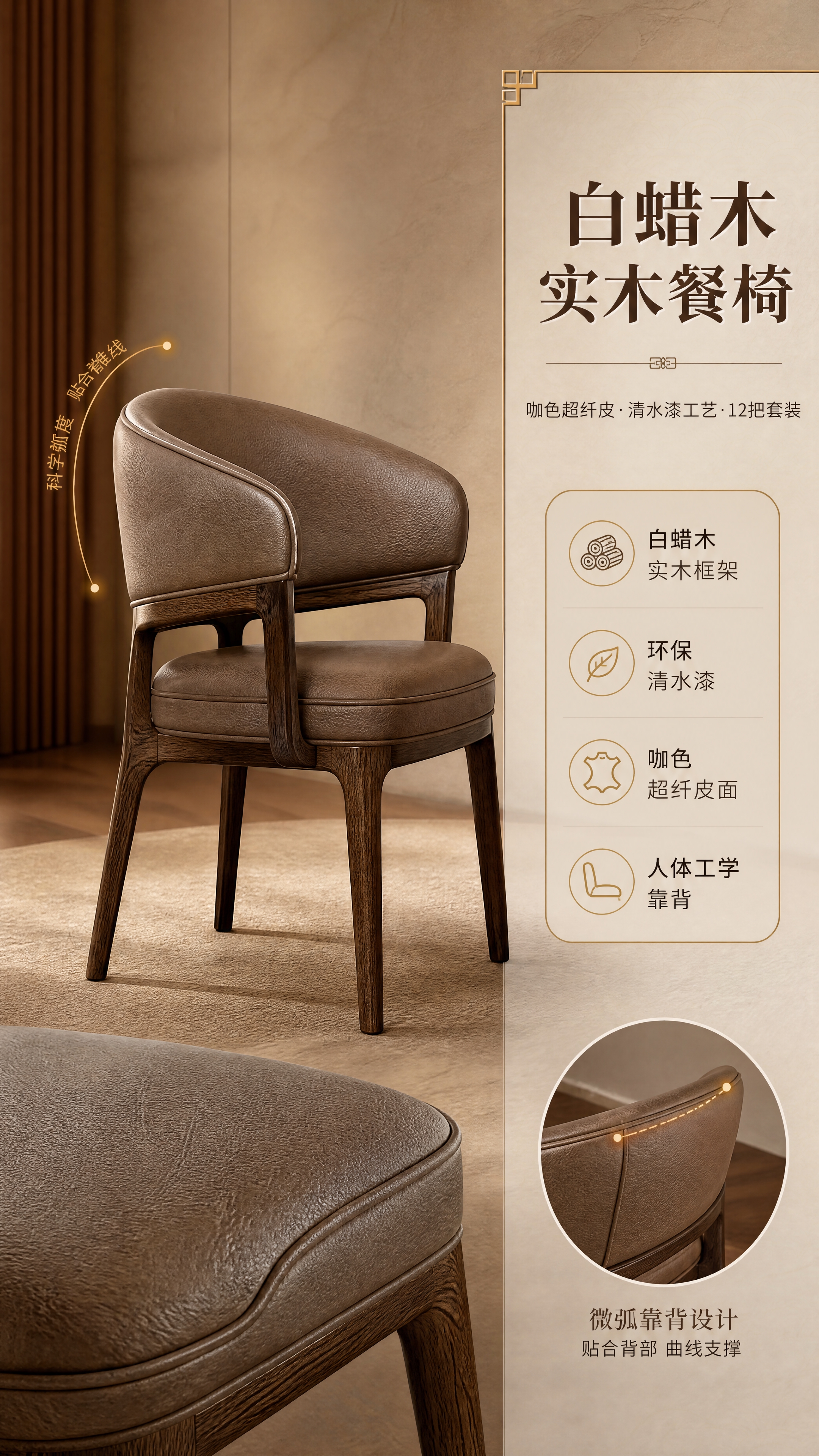 [商品] 使用【图8】中的MN05-3811餐椅；保留餐椅白蜡… - 图片创意预览