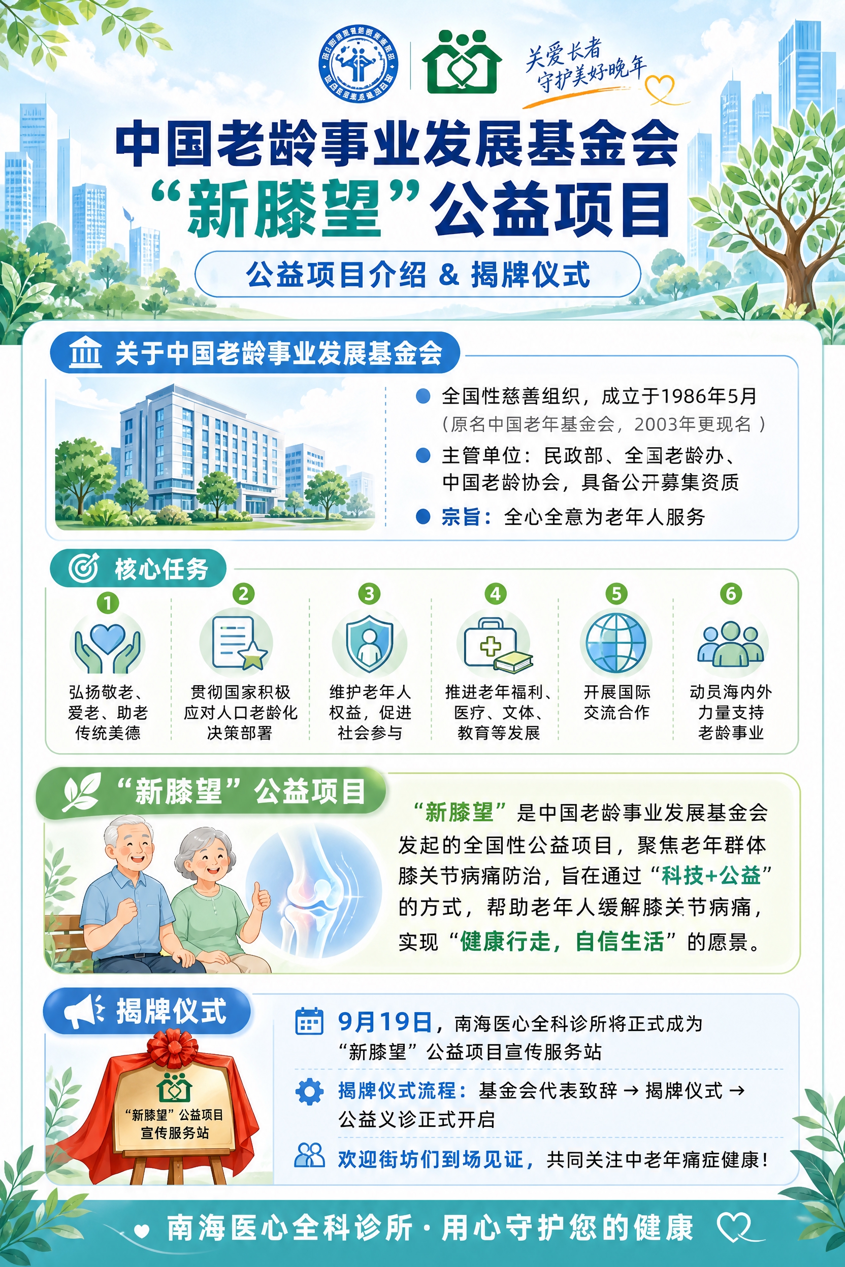 B面宣传单设计，与A面保持统一的清新医疗插画风格，蓝绿色调，顶… - 图片创意预览
