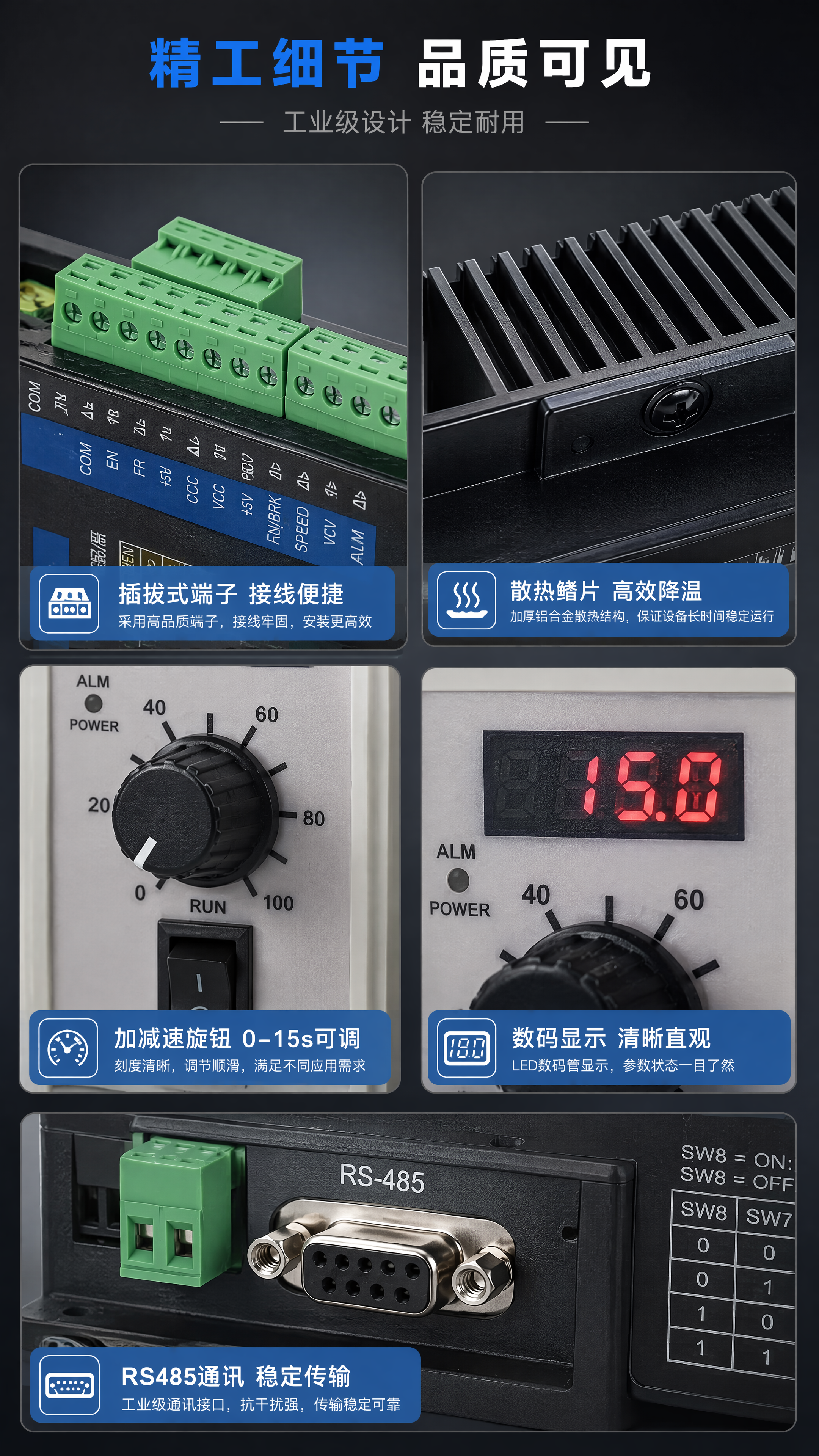 [第7张] 详情页细节做工-接口与结构细节特写。本张使用【图1… - 图片创意预览