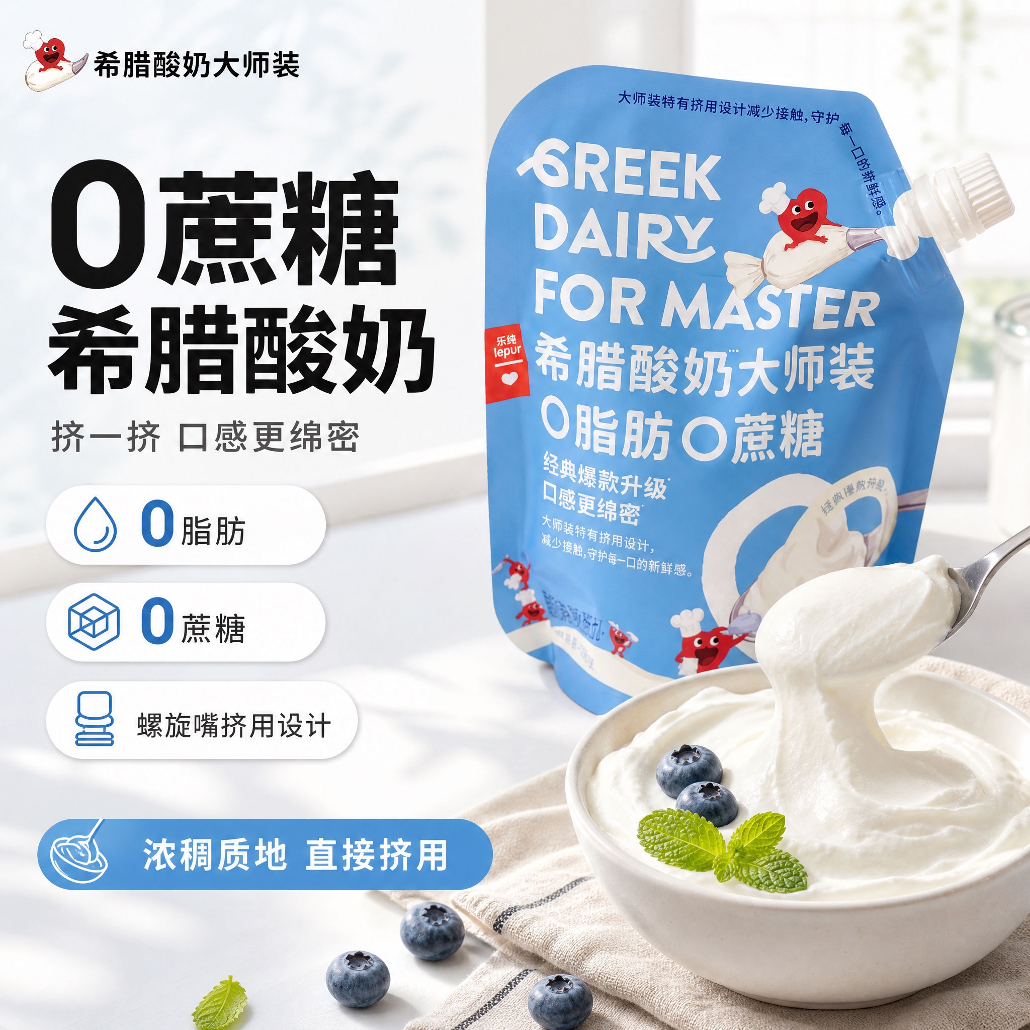 [主图-4] 希腊酸奶大师装单张电商主图，路线为爆款促销感，唯… - 图片创意预览